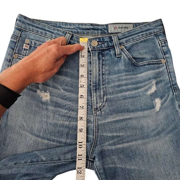 Adriano Goldschmied The Sophia Vintage High Waisted Skinny Ankle 28R - Picture 12 of 16